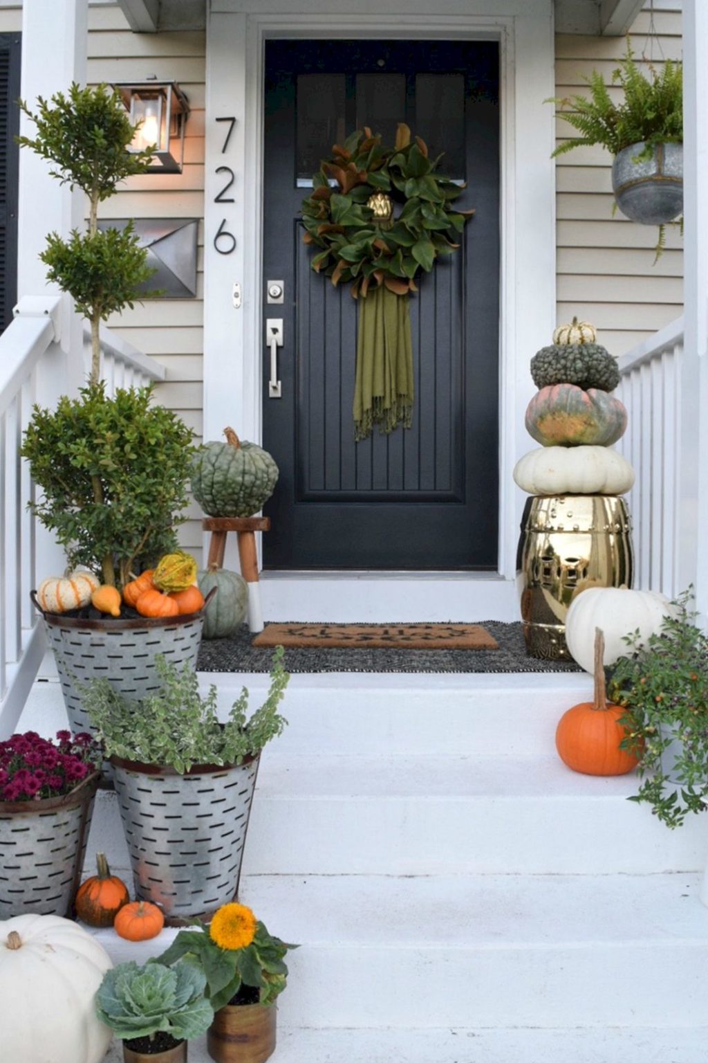 Fall Front Porch- Outside Ideas