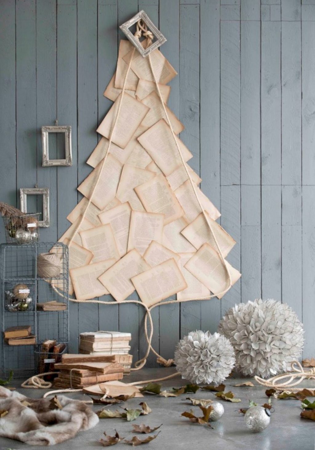 Unique DIY Paper Christmas Trees Idea