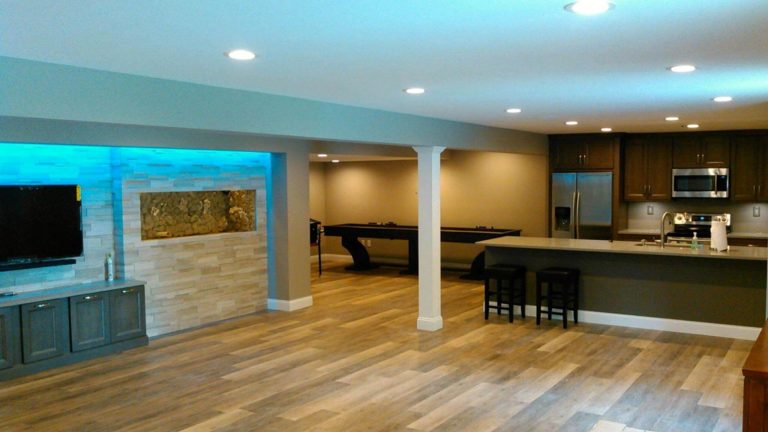 Contemporary Basement Remodel in Union Township source Cincy Kitchen And Bath