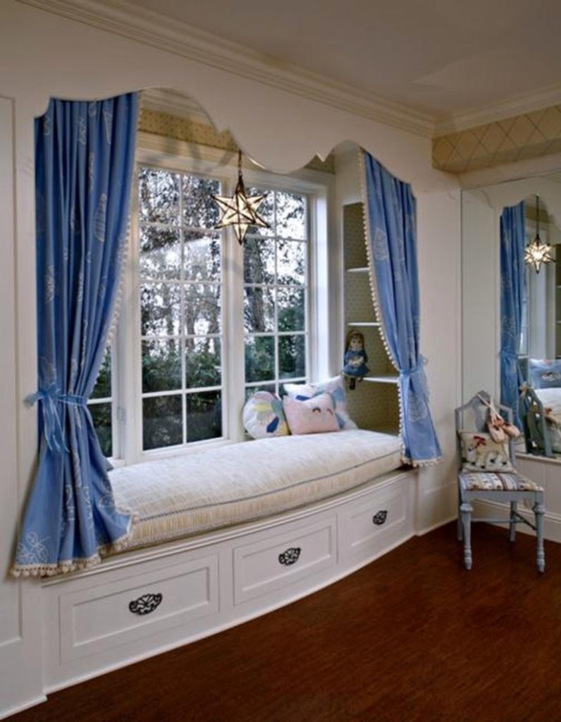 Built in Window Seat Designs and Window Decorating Ideas source Lushome