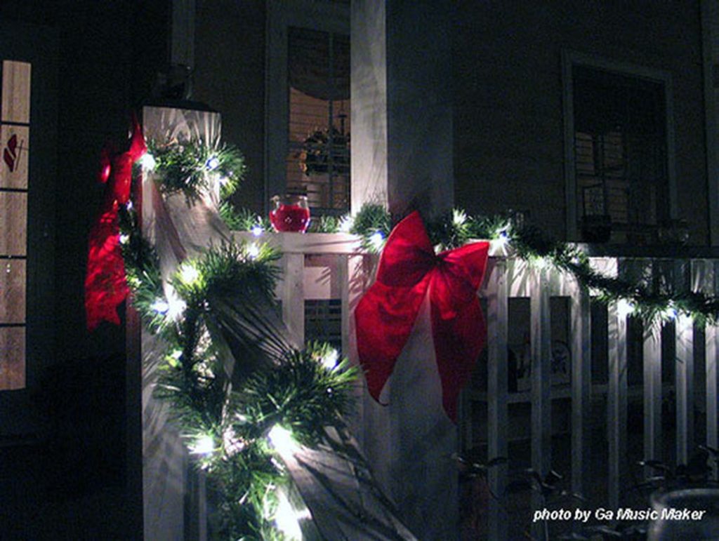 Christmas Decorating on a Budget via Front Porch Ideas