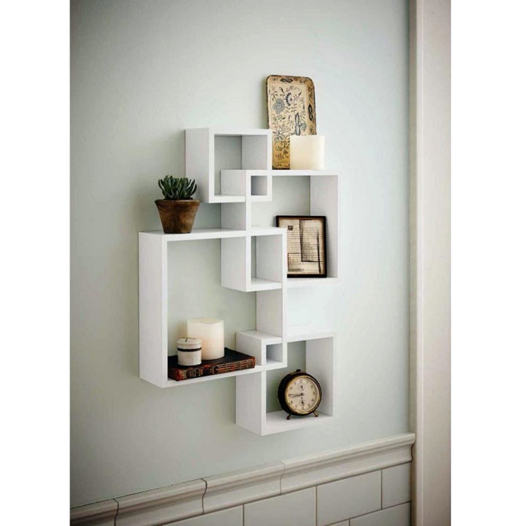 Decorative Wood Floating Wall Shelf source Walmart