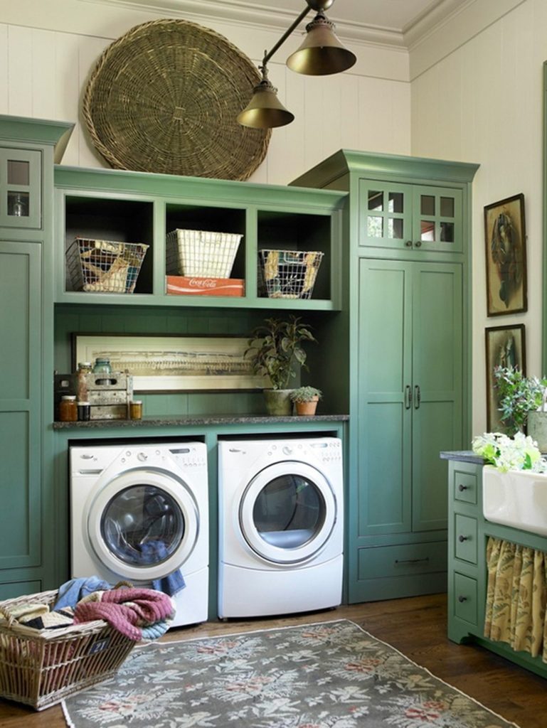 Fabulous Ideas How To Add Color To Your Laundry Room source Home Lovr