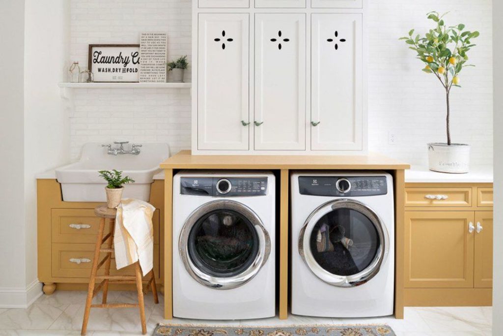 Laundry Room Decorating Ideas For more style source The Spruce