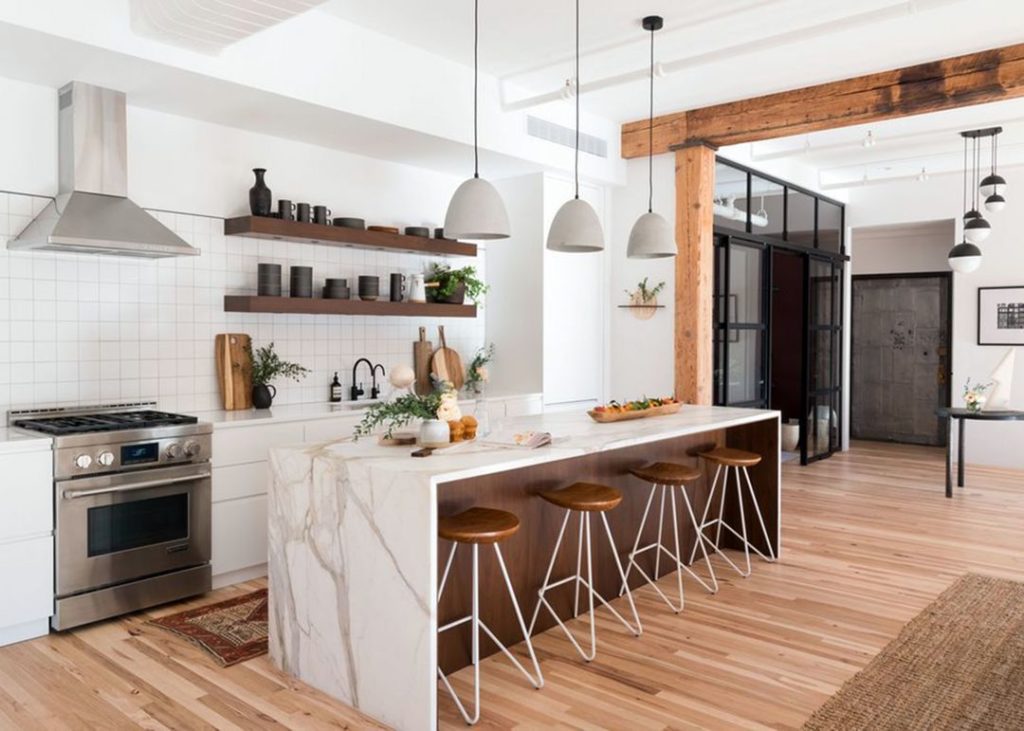 Modern White Kitchen Design source Elle Decor