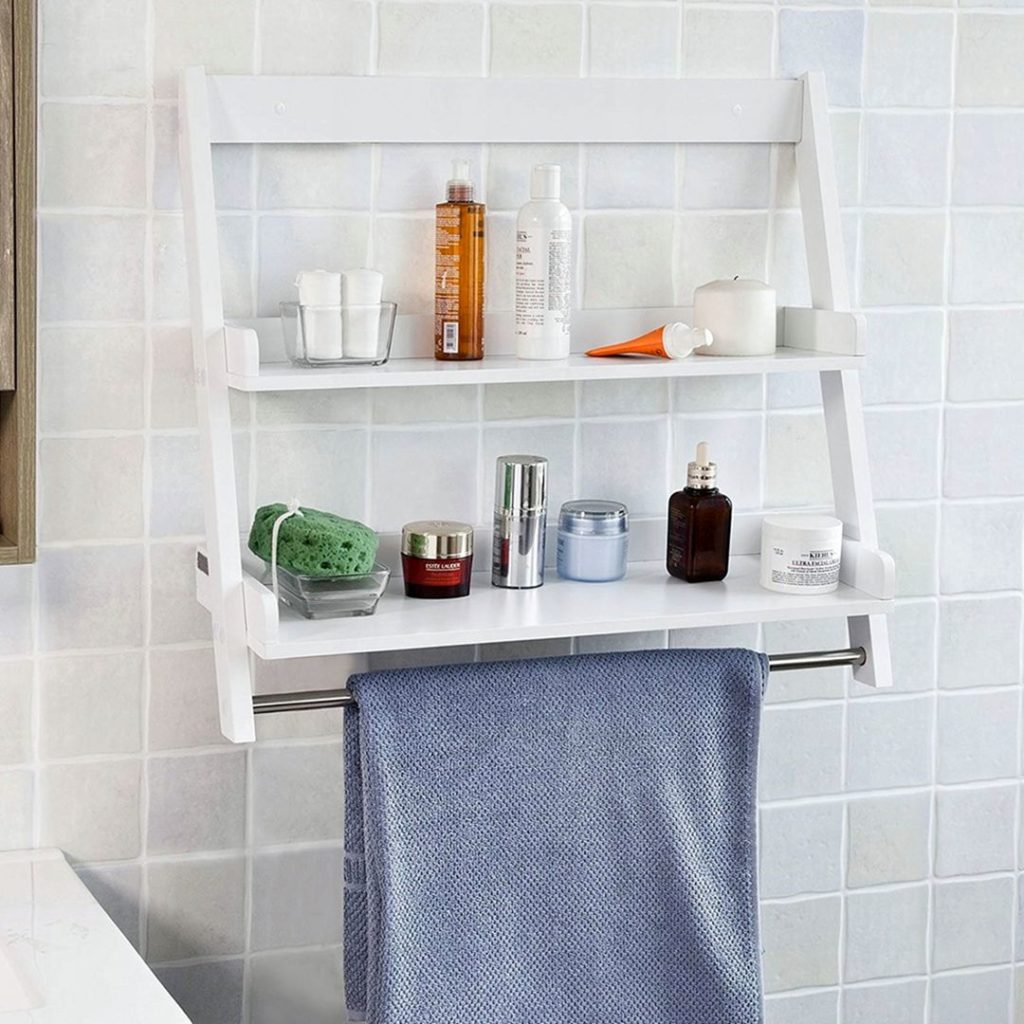 Simple Unique Bathroom Wall Shelf source Fastbox