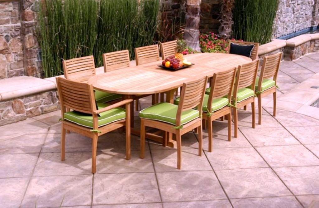 Teak Outdoor Dining Table Style source Decoratorist