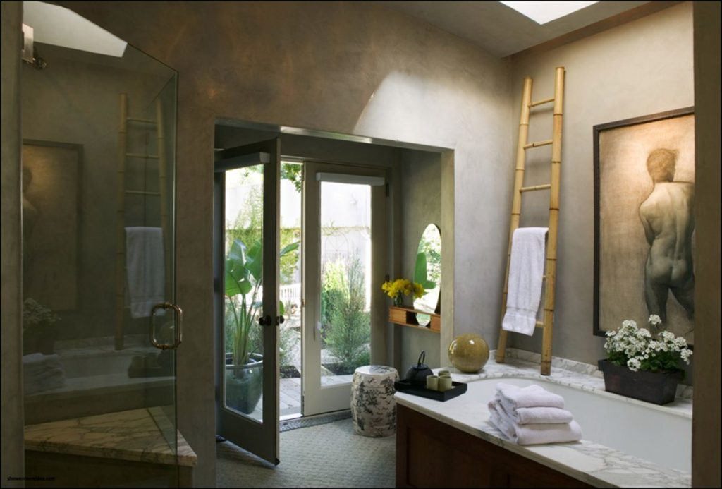 Tropical Interior Spa Bathroom Skylight Window surce Housance
