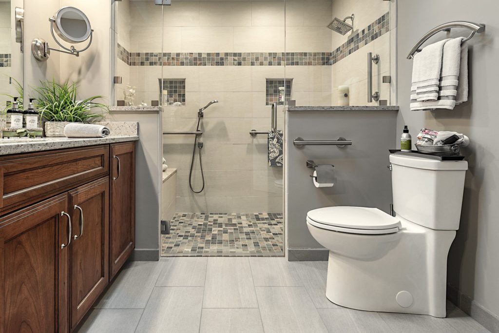 Universal Design Master Bathroom Interior