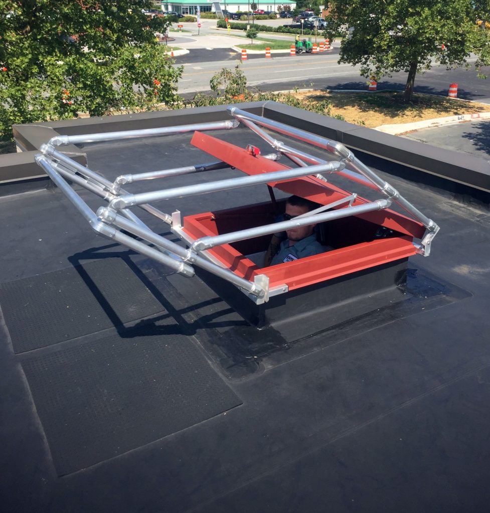 Collapsible Roof Hatch via GSM Roofing