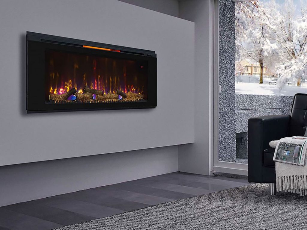 Helen Wall Hanging Electric Fireplace source Electric Fireplaces Canada