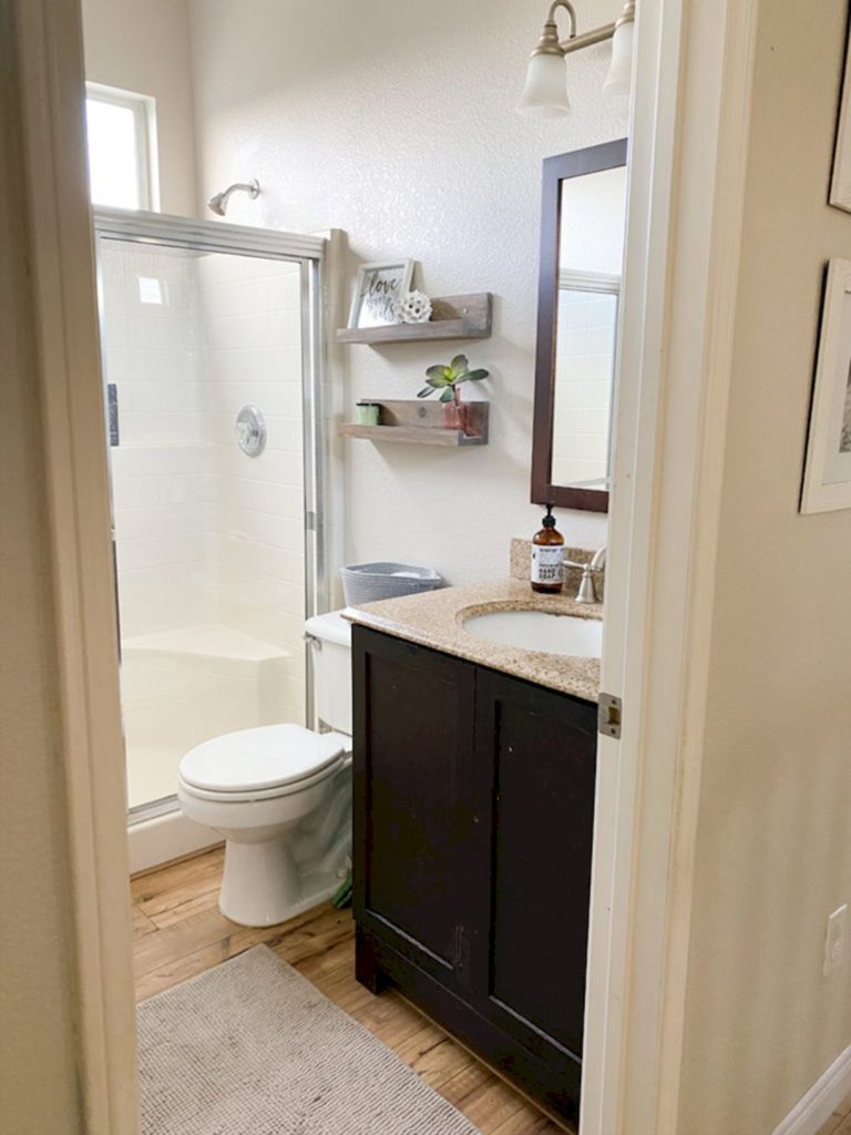 Small Bathroom Remodel Ideas via domesticblond