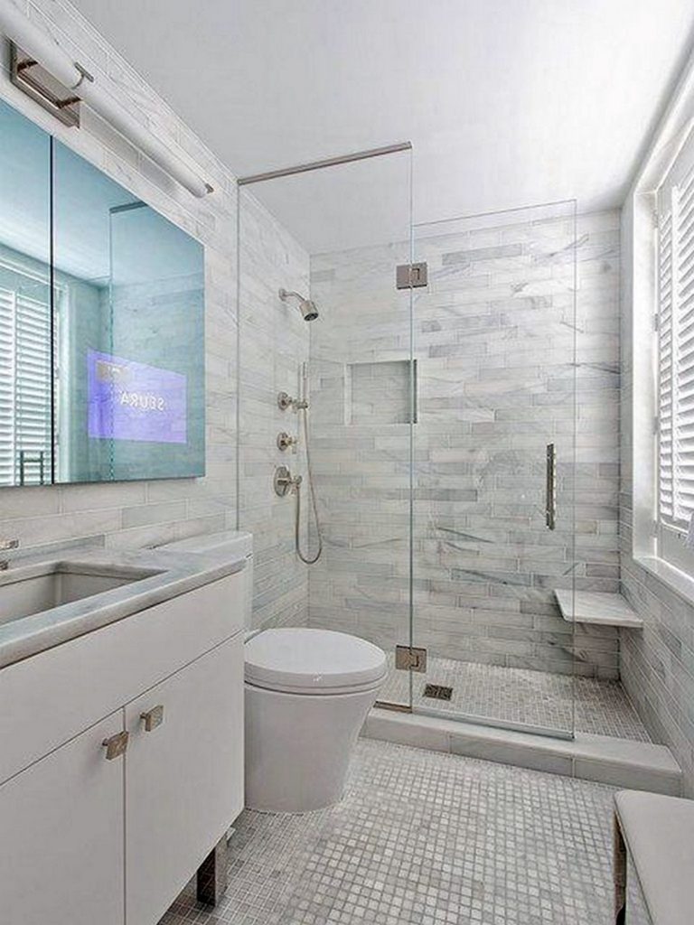 Stunning Small Bathroom Design via decorqeeny