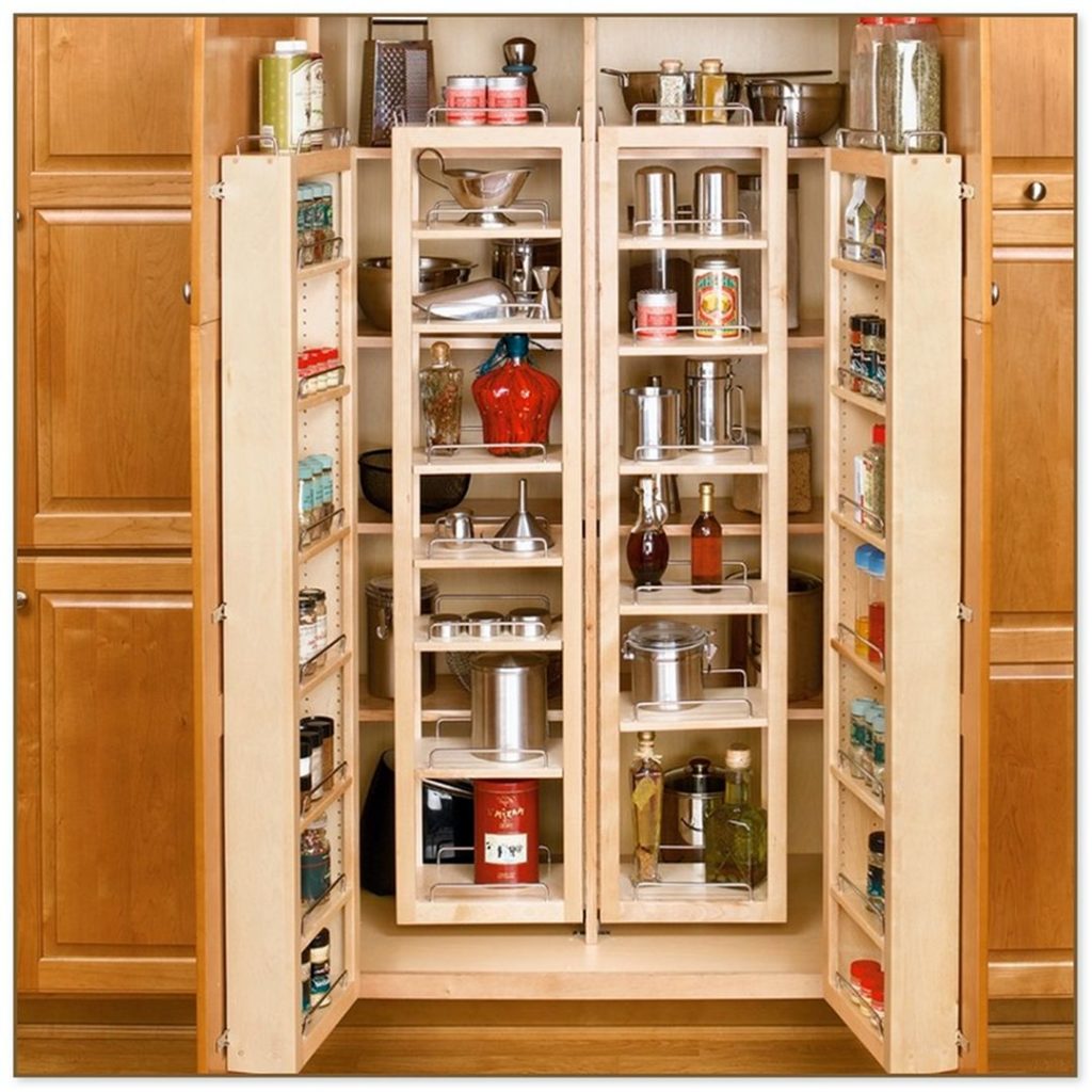 Swing-out Shelves Cabinets Pantry source steelsilhouettes