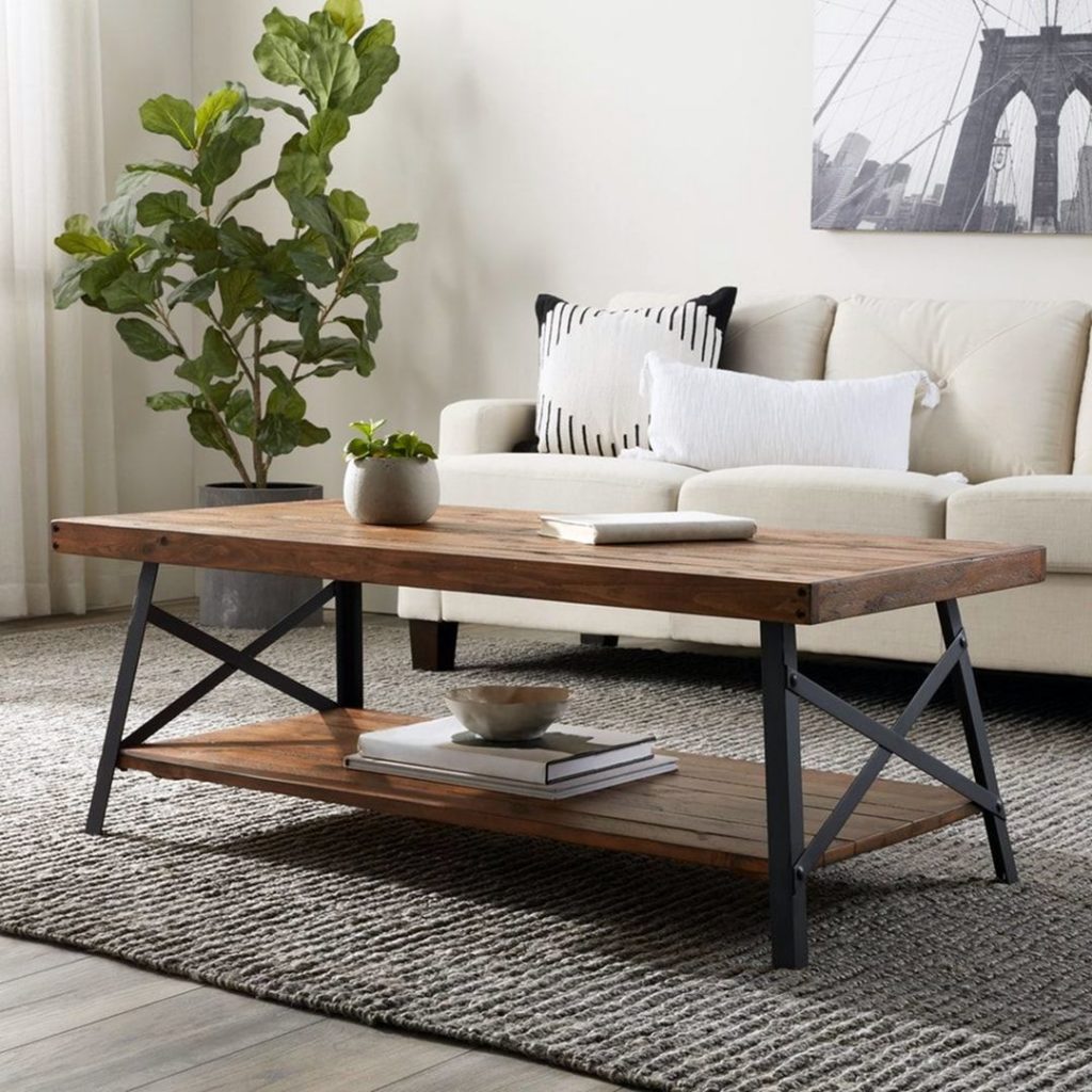 Wooden Coffee Loft Table source Overstock