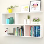 Cool White Stylish Wall Shelves