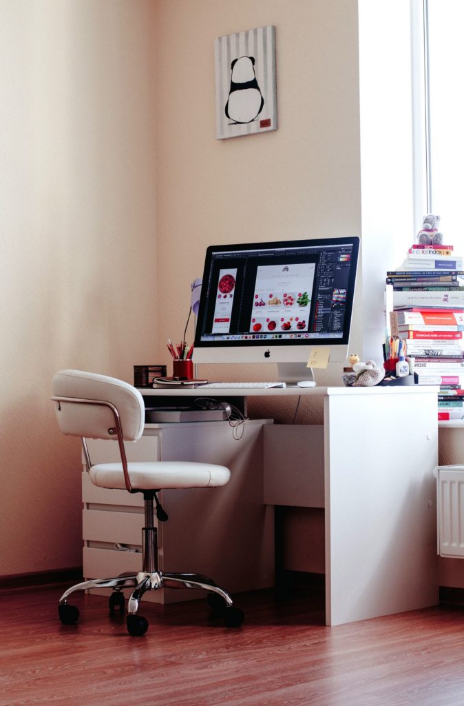 Corner Workplace from Dribbble