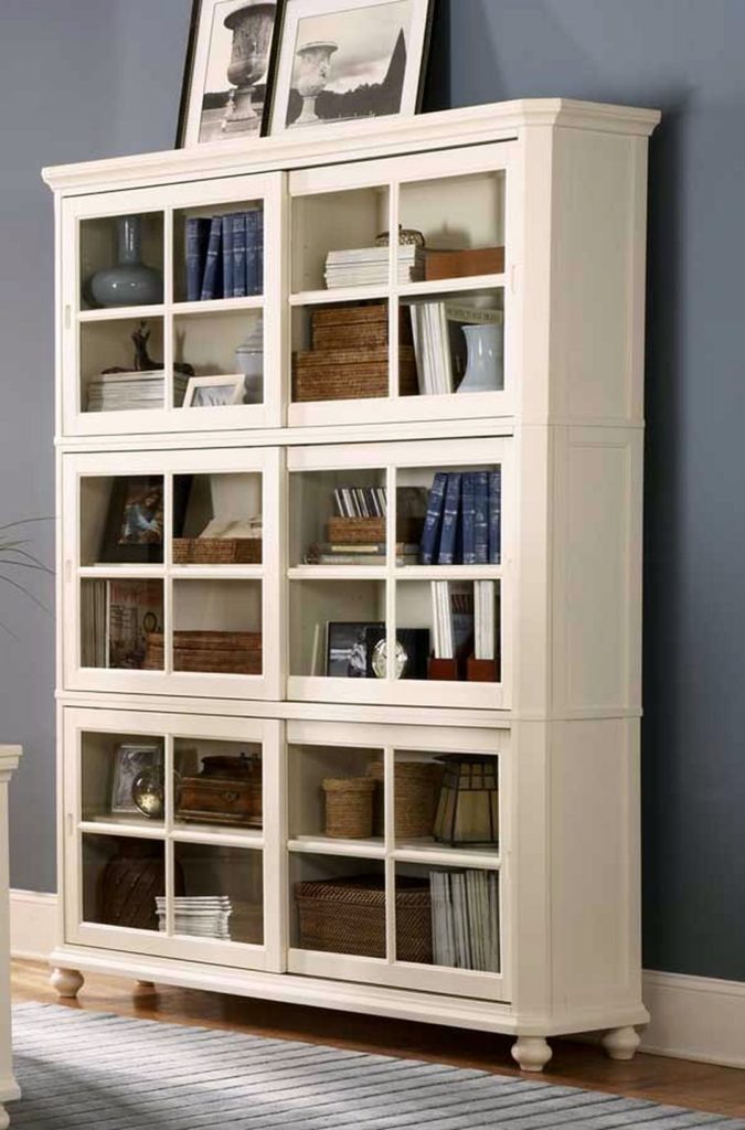 Home White Furniture Bookcase 