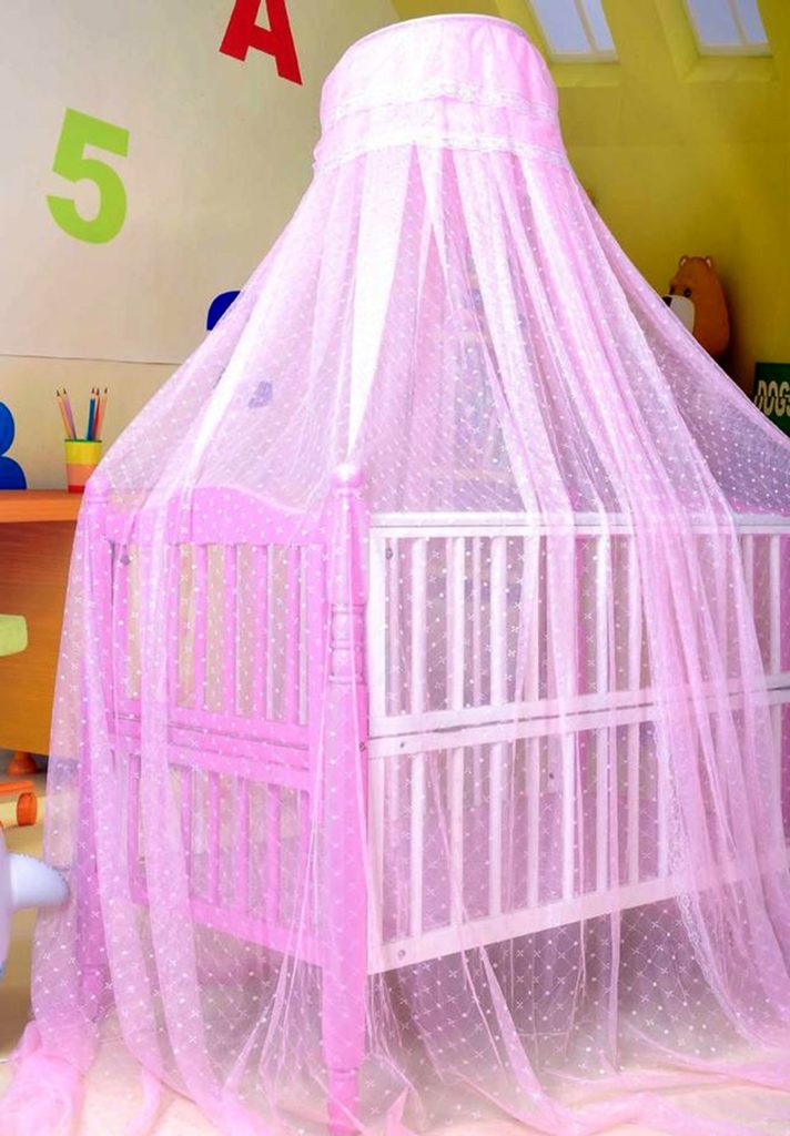 Luxury Floor Crib Mosquito Net With Stand
